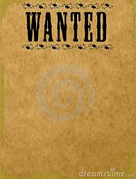 Wanted Poster Template 4.