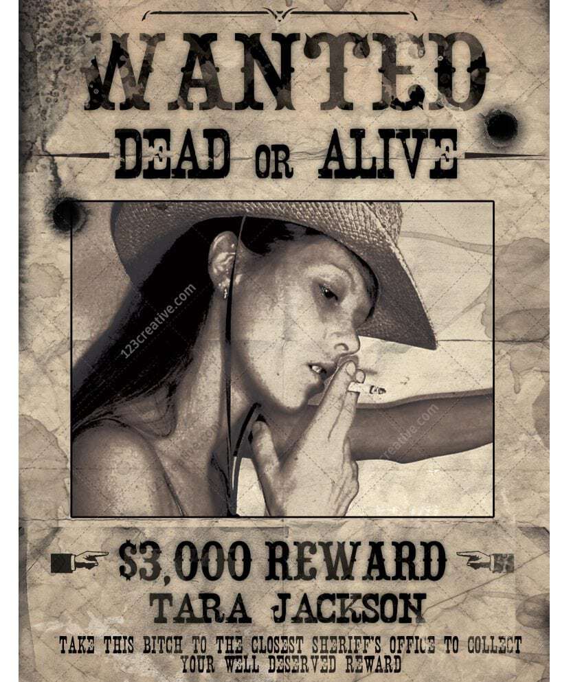 Wanted Poster Template 6.