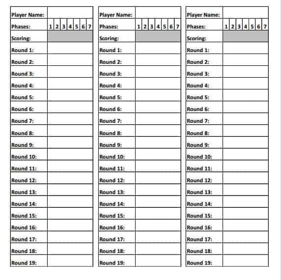 canasta score sheet 6.