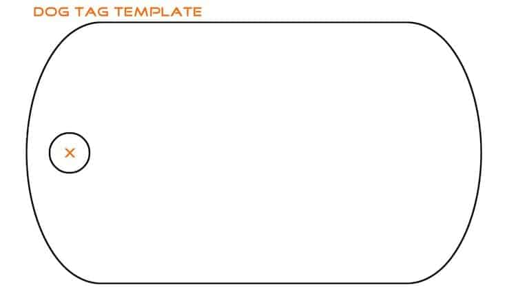 Dog Tag Templates Find Word Templates Dog Tag Templates Find Word Templates
