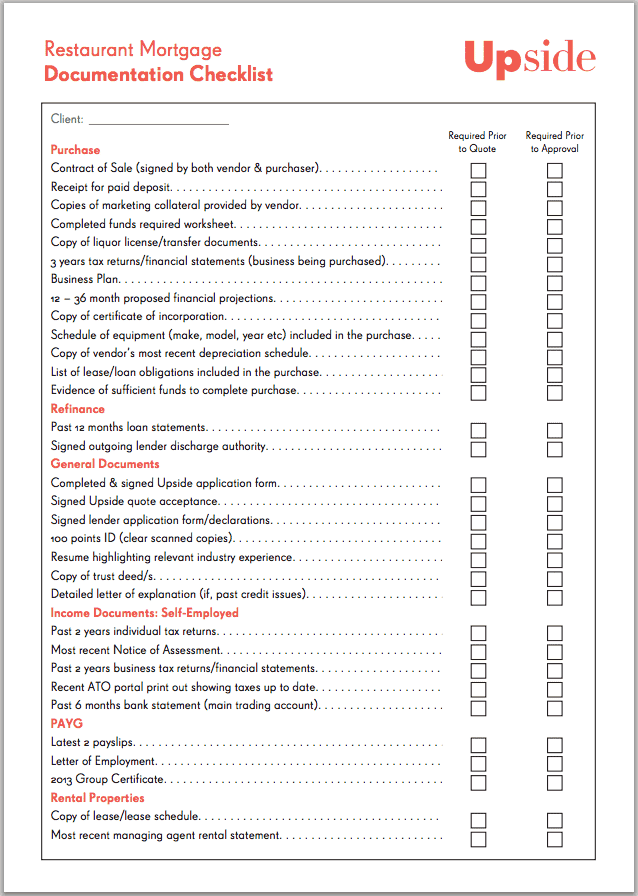 restaurant checklist template 6.