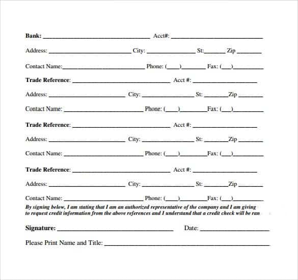 Trade Reference Templates Find Word Templates Trade Reference Templates Find Word Templates