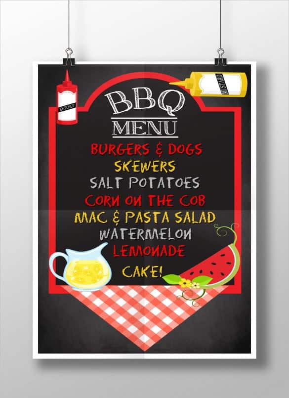 BBQ Menu Template 6