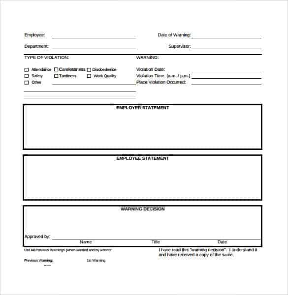 Employment Write Up Template from www.findwordtemplates.com