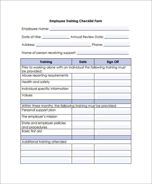 Training Plan Template For New Employees from www.findwordtemplates.com