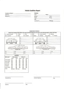 8+ Vehicle Condition Report Templates - Word Excel Fomats
