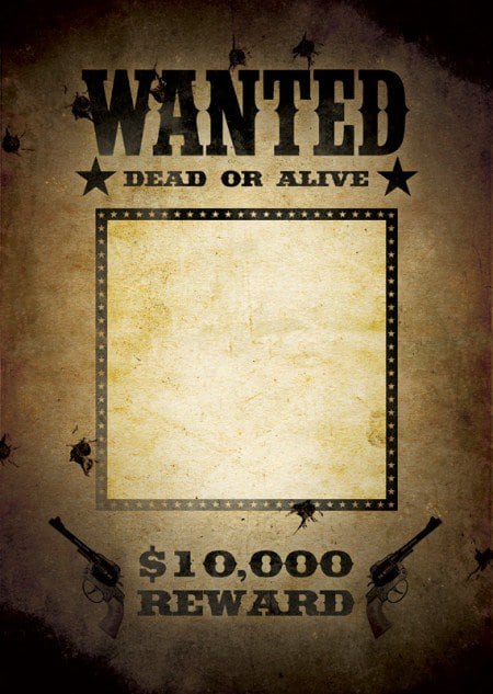 Wanted Poster Template Publisher Free