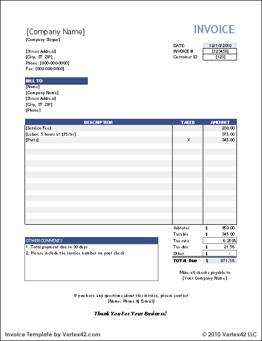 invoice template 2.