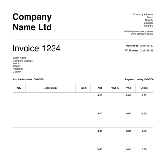 invoice template 4.