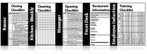 Restaurant Checklist Templates Free - Word Excel Fomats