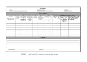 15+ Free Rent Roll Templates - Word Excel Fomats