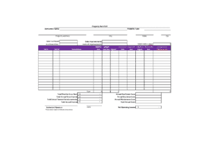 15+ Free Rent Roll Templates - Word Excel Fomats