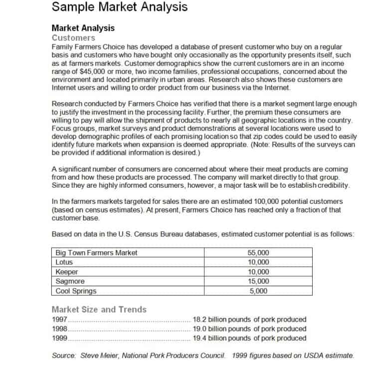 Market Research Table Example 10+ Best Market Research Templates - Word Excel Fomats