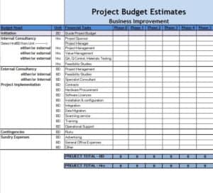 project budget sample-32296715 – Find Word Templates