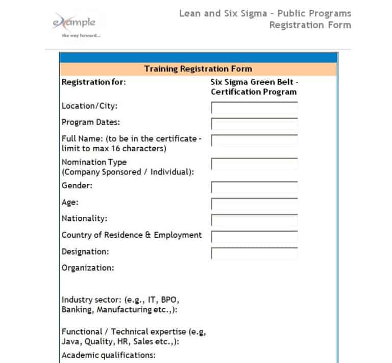 17+ Handy Registration Form Templates in WORD - Word Excel Fomats