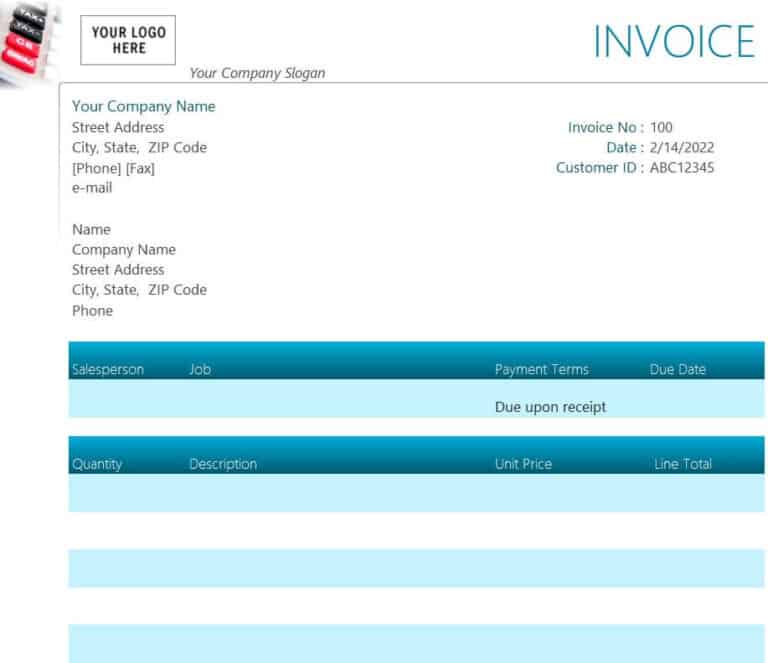 16+ Useful Service Invoice Templates [EXCEL & WORD] - Word Excel Fomats