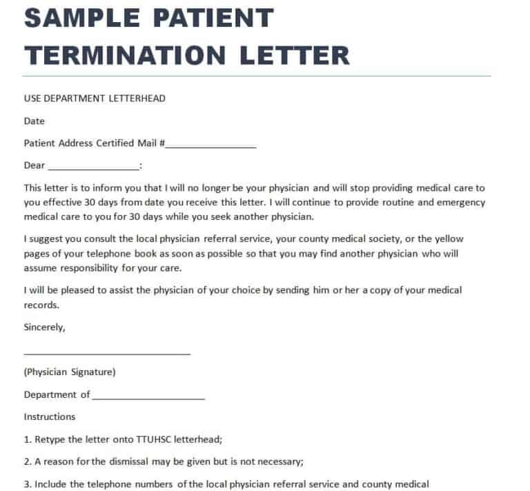 17+ BEST Termination Letter Templates &amp; Formats - Word Excel Fomats