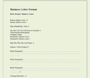 Word Letter Example 16+ Important Business Letter Templates in WORD - Word Excel Fomats