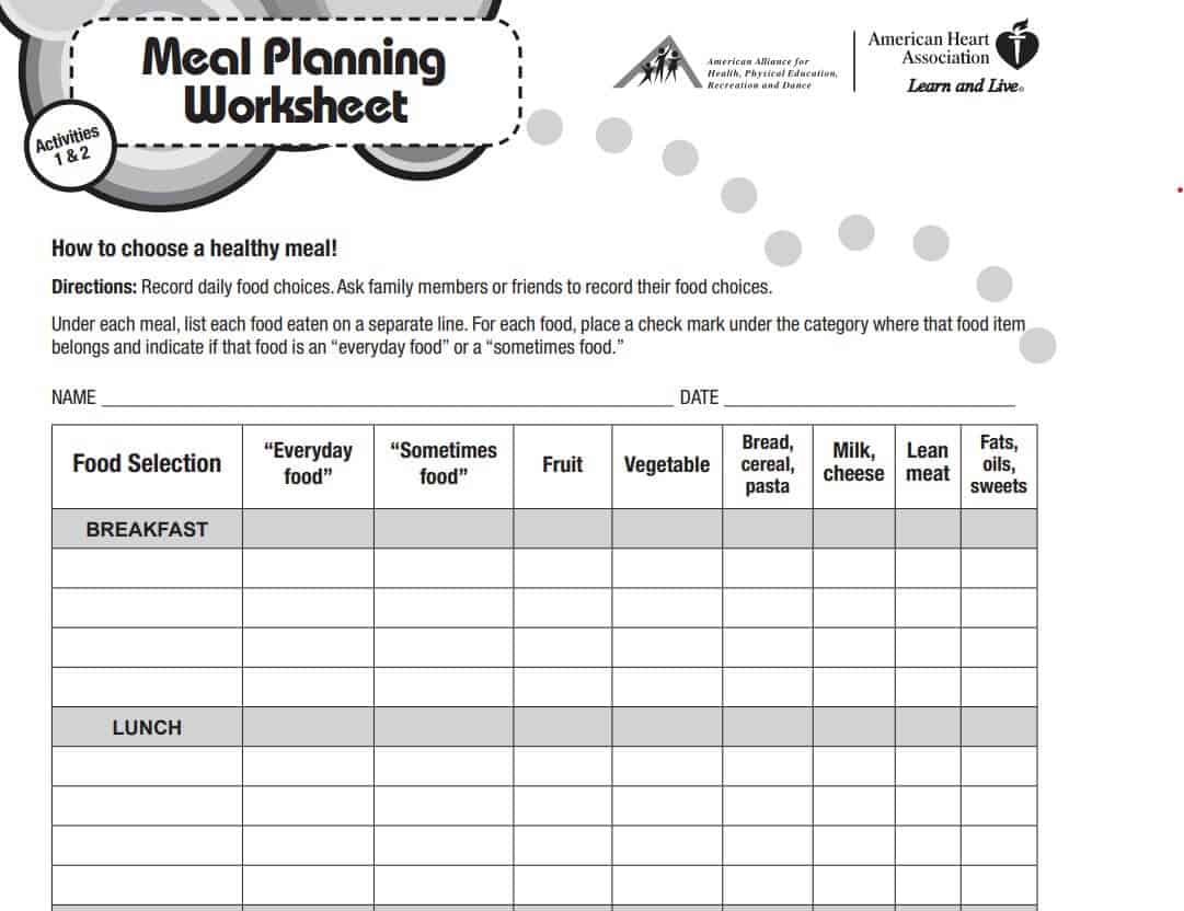 FREE 22+ Daily Use Meal Plan Templates [EXCEL, WORD & PDF] - Word Excel ...