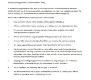 7+ FREE Printable Return Policy Templates [PDF & WORD] - Word Excel Fomats