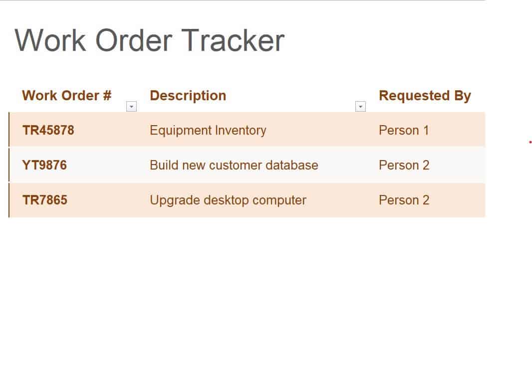Create track work